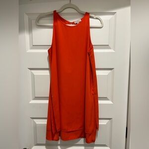 Coral tank dress